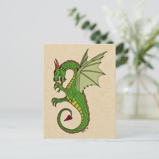 Carte Postale Wyvern (Debout devant)