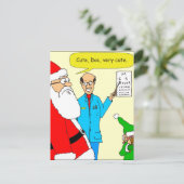 Carte Postale x80 mignon oeil médecin dessin animé (Debout devant)