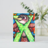 Carte Postale X est pour Xenops (Debout devant)