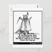 Carte Postale X était le roi Xerxès, qui (Devant / Derrière)