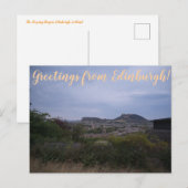 Carte Postale X.ITINERARIES : Salutations d'Édimbourg ! (Devant / Derrière)