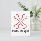 Carte Postale X Marque l'endroit (Debout devant)