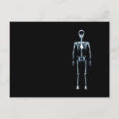 Carte Postale X-Ray Vision Blue Single Skeleton (Devant)