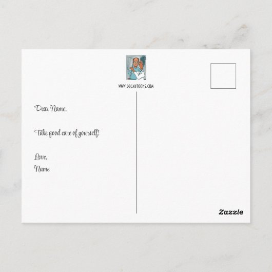 Carte postale X-Rays (Dos)