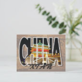 Carte postale Xi'an, Chine (Debout devant)