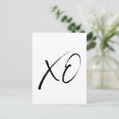 Carte Postale XO embrasse et embrasse (Debout devant)