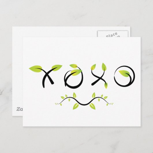 CARTE POSTALE XOXO (Devant / Derrière)