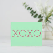 Carte postale XOXO (Debout devant)