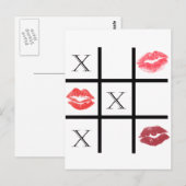 Carte Postale XOXO embrasse et embrasse (Devant / Derrière)