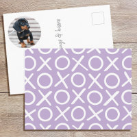 XOXO Pinceau personnalisé Photo de chien Violet Mo