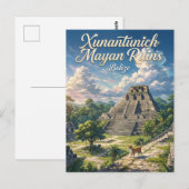 Carte Postale Xunantunich Belize (Devant / Derrière)