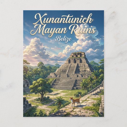 Carte Postale Xunantunich Belize (Devant)