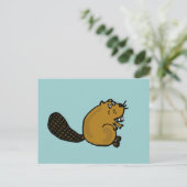 Carte Postale XX- Carton de castor Hilarious (Debout devant)