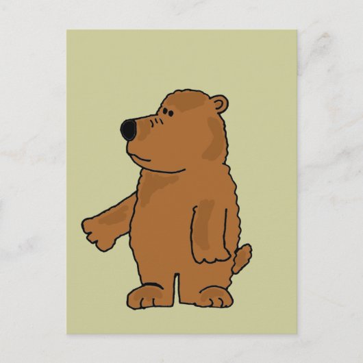 Carte Postale XX- Carton d'ours Brown (Devant)