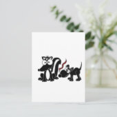 Carte Postale XX- Dessin sur le cul du chien (Debout devant)