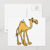 Carte Postale XX- Drôle Carton de Camel (Devant / Derrière)