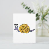 Carte Postale XX- Escargot funky (Debout devant)
