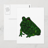 Carte Postale XX- Funky Frog Art (Devant / Derrière)