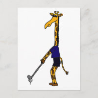 XX- Giraffe Jouer Conception Golf
