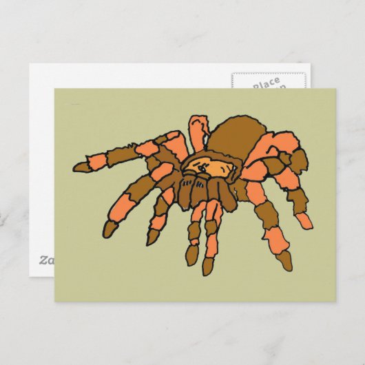 Carte Postale XX- Hilarious araignée de Tarantula (Devant / Derrière)