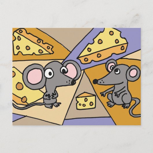 Carte Postale XX- Morceau et fromage (Devant)