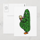 Carte Postale XX- Picket Enceint Manger Crème de glace Carton (Devant / Derrière)