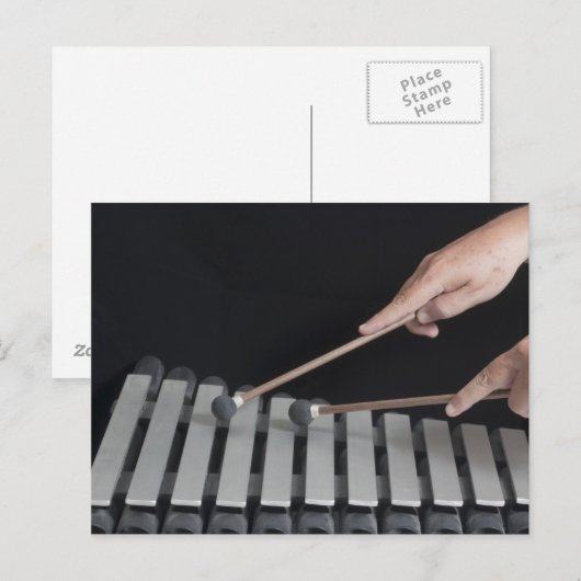 Carte Postale Xylophone (Devant / Derrière)