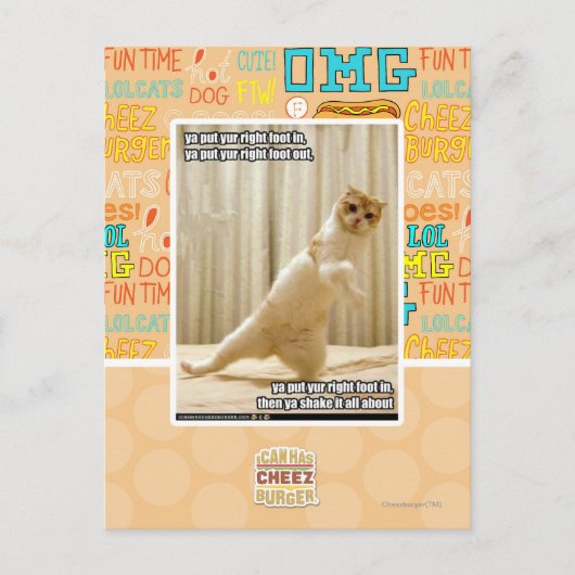 Carte Postale Ya a mis le pied droit de yur dedans, OU mise par (Devant)