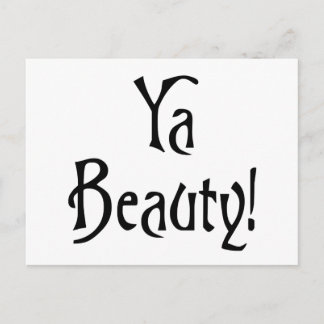 Carte Postale Ya Beauty Funny Scottish Dit