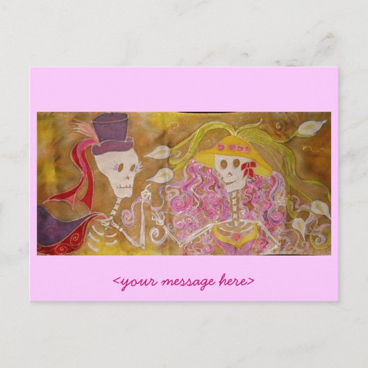 Carte Postale y'a de l'amour dans l'air  (Devant)