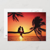 Carte Postale y'a de l'amour dans l'air  (Devant / Derrière)