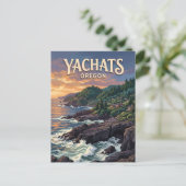 Carte Postale Yachats Oregon (Debout devant)