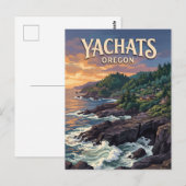 Carte Postale Yachats Oregon (Devant / Derrière)