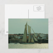 Carte Postale Yacht classique (Devant / Derrière)