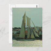 Carte Postale Yacht classique (Devant / Derrière)