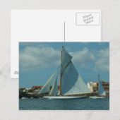 Carte Postale Yacht de course classique (Devant / Derrière)