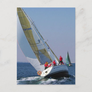 Carte Postale Yacht emballant en mars Menor