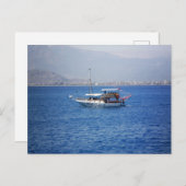 Carte Postale yacht turc de passagers (Devant / Derrière)