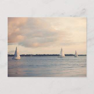 Carte Postale Yachts de la rivière Ashley