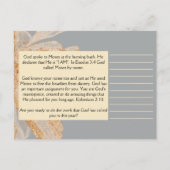 Carte Postale Yahweh | Noms de Dieu Écriture Dévotionnelle (Dos)