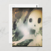 Carte Postale yaie alien venez en paix et ne vous méprenez pas (Devant / Derrière)