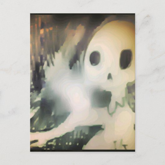 Carte Postale yaie alien venez en paix et ne vous méprenez pas (Devant)