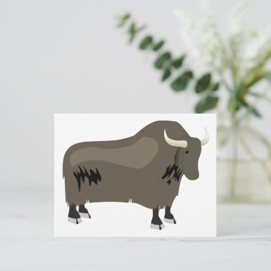 Carte Postale Yak (Debout devant)