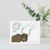 Carte Postale Yak cosmique #3 (Debout devant)