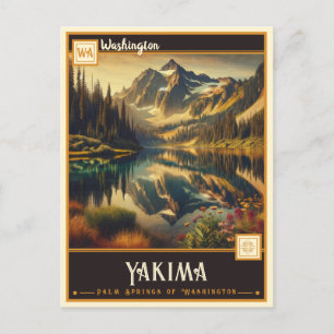 Carte Postale Yakima, Washington Vintage