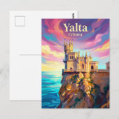 Carte Postale Yalta Crimée (Devant / Derrière)