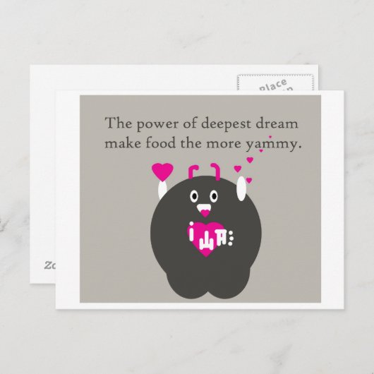 Carte Postale Yammy (Devant / Derrière)