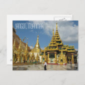 Carte Postale Yangon, Myanmar (Devant / Derrière)