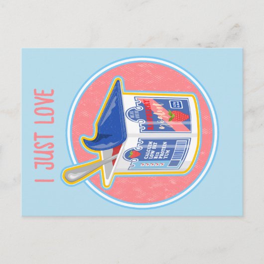 Carte Postale Yaourt aux airelles (Devant)