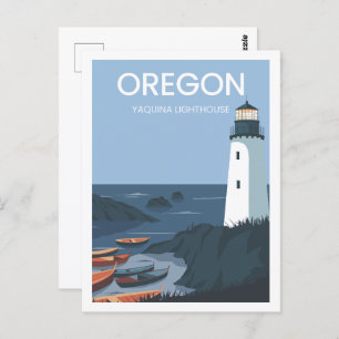 Carte Postale Yaquina Lighthouse Oregon USA Travel Place